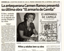 Presentaci&oacute;n de El armario de Camila